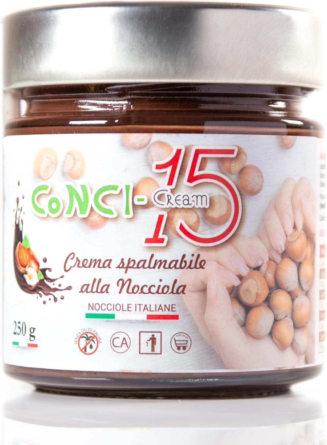 Crema Spalmabile alla nocciola 15% con nocciole 100% Campane